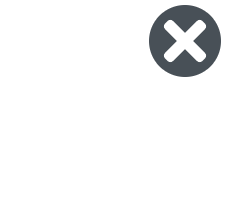 Insekten-Icon mit Kreuz als Symbol für Insektenschutz durch Fliegengitter